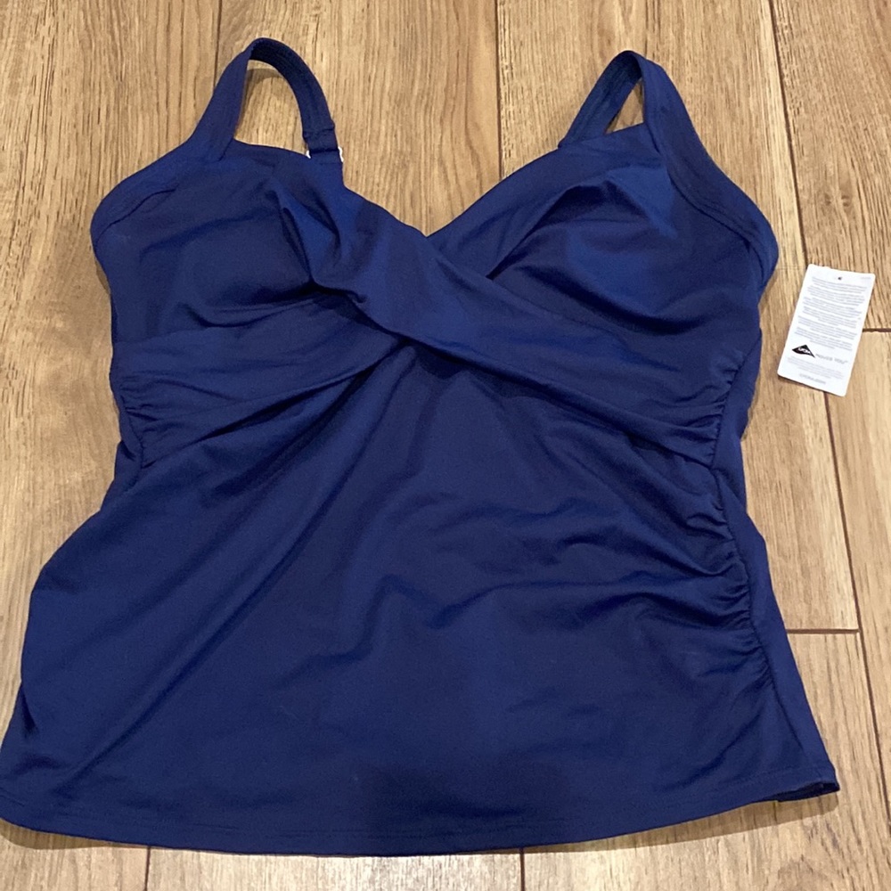 NWT Lands End 14DDD Tankini top - Picture 6 of 11